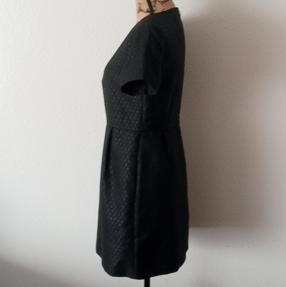 Madewell Metallic Shimmer Brocade Sheath Dress - Picture 6 of 7